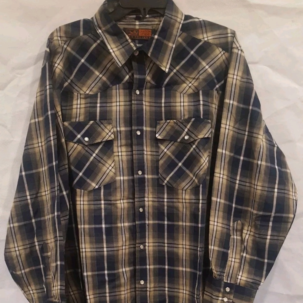 Canyon Guide Outfitters Mens Pearl Snap Sz 2X